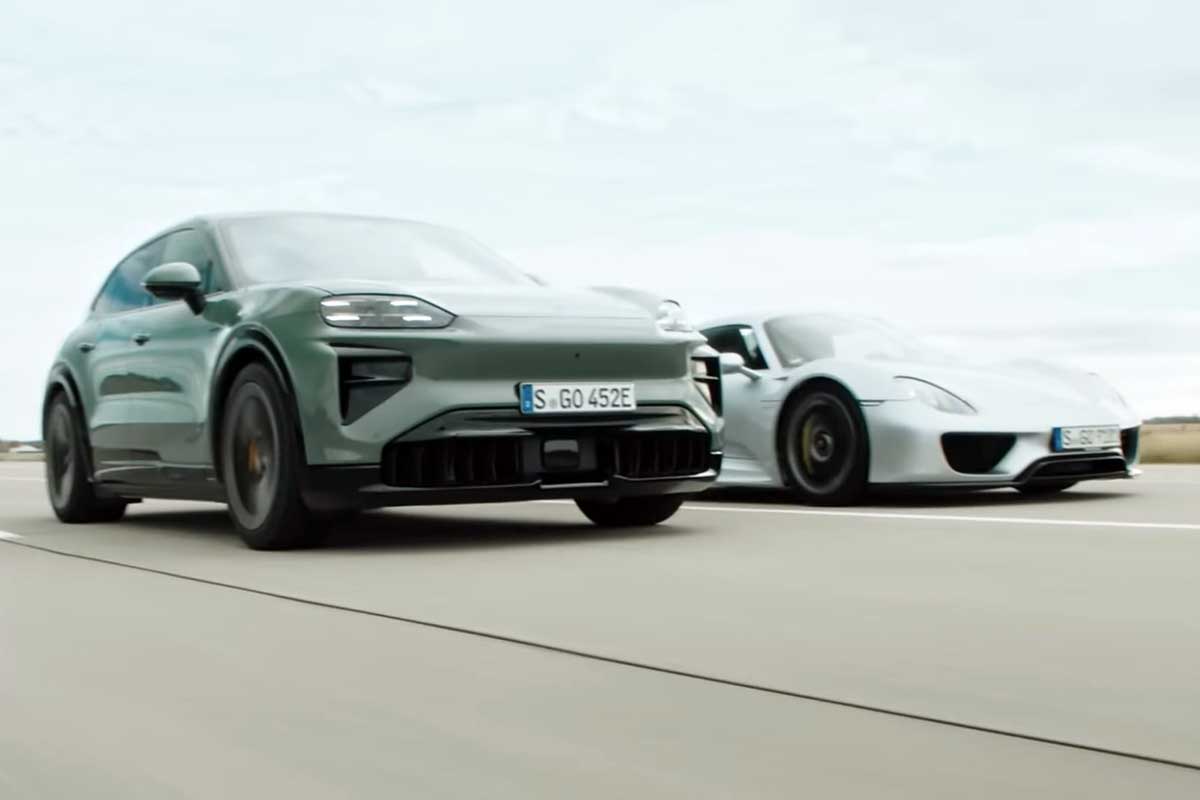 درگ پورشه کاین برقی با ۹۱۸، جدال شاسی‌بلند امروز با هایپرکار دیروز