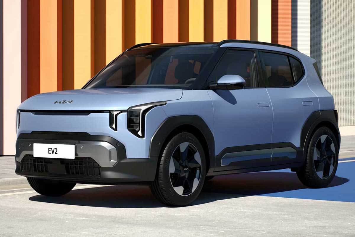معرفی کیا EV2، شاسی‌بلند برقی اقتصادی با پیمایش ۴۵۰ کیلومتری