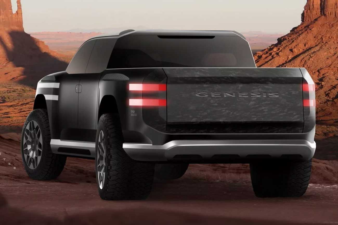انتشار تصاویر پیکاپ جنسیس، رقیب برقی آمریکایی‌ها که بایگانی شد