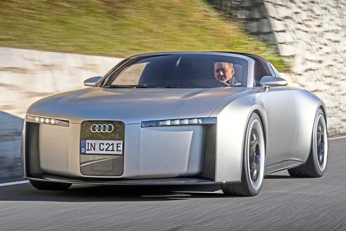 رانندگی با آئودی کانسپت C، جانشین برقی مدل‌های اسطوره‌ای TT و R8