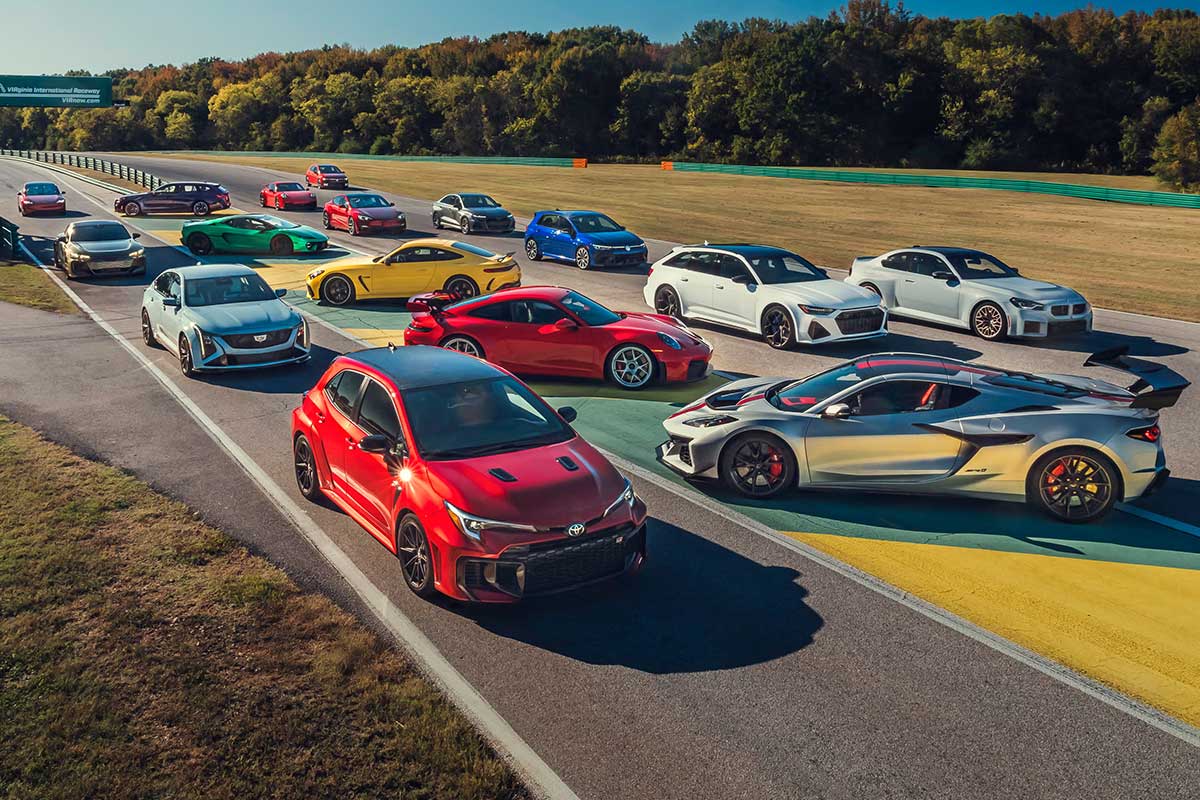 رقابت داغ‌ترین خودروهای ۲۰۲۶ در سخت‌ترین پیست آمریکا، از گلف تا کوروت ZR1